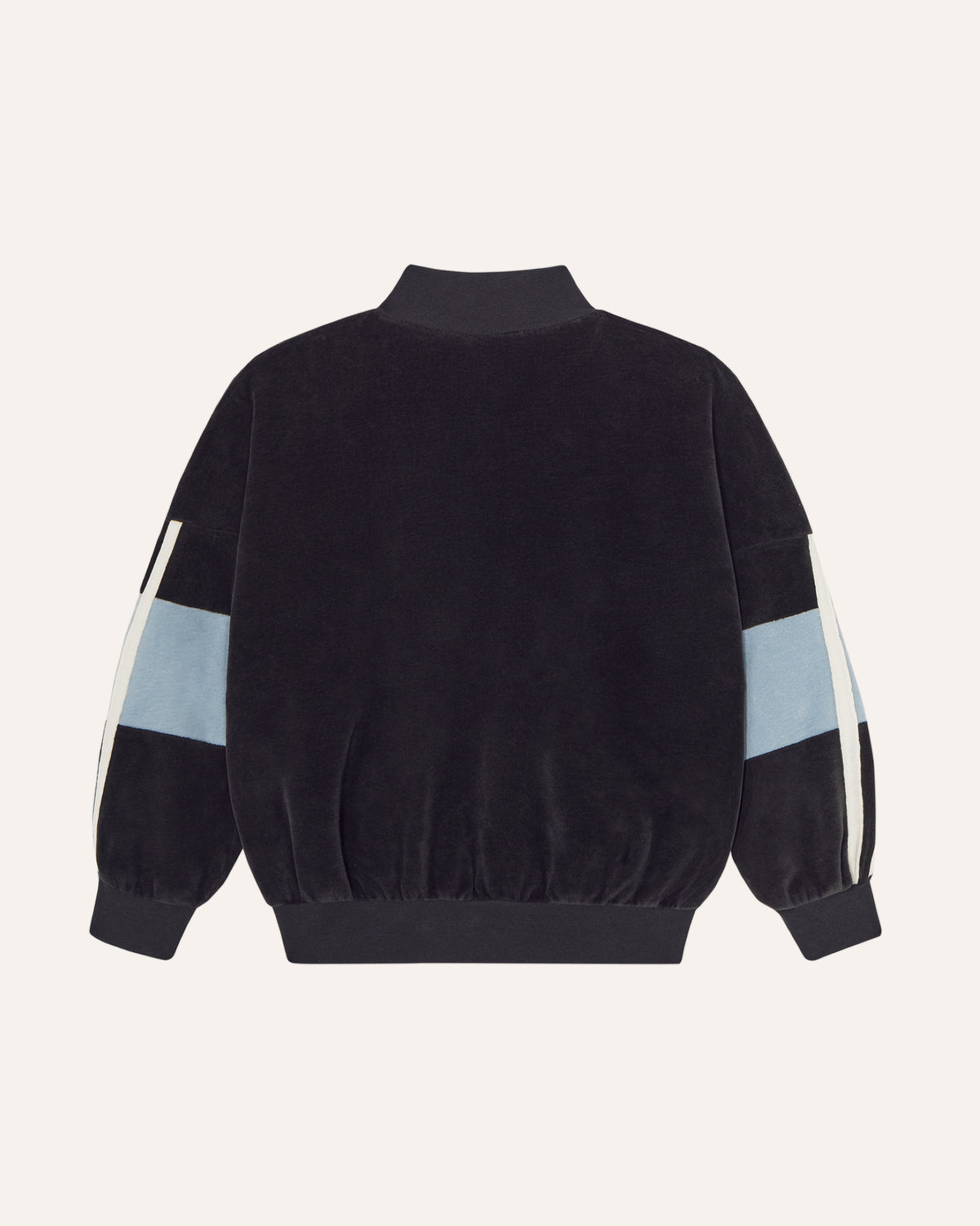 Sudadera Color Block Gris