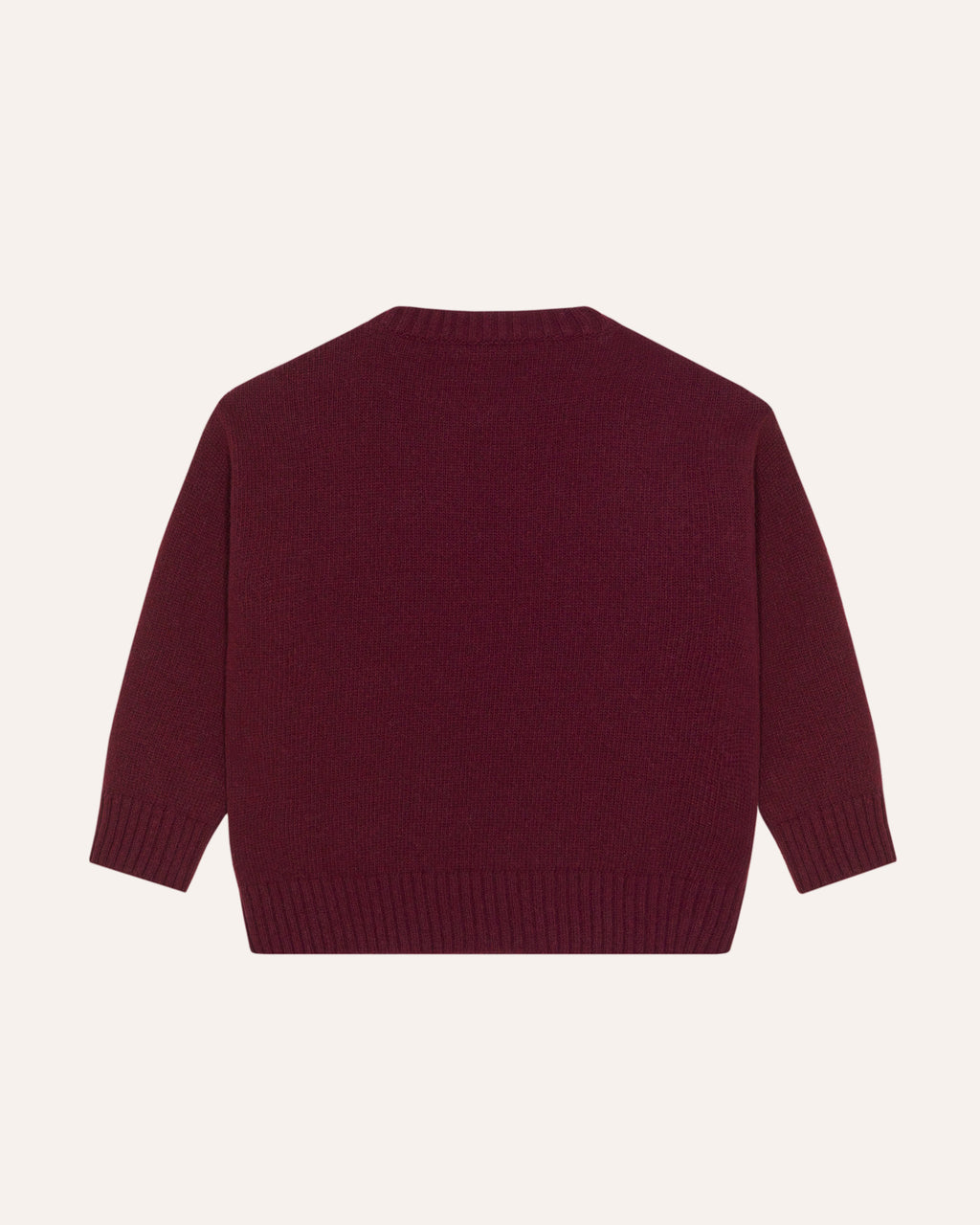 Flowers Burgundy Jumper
