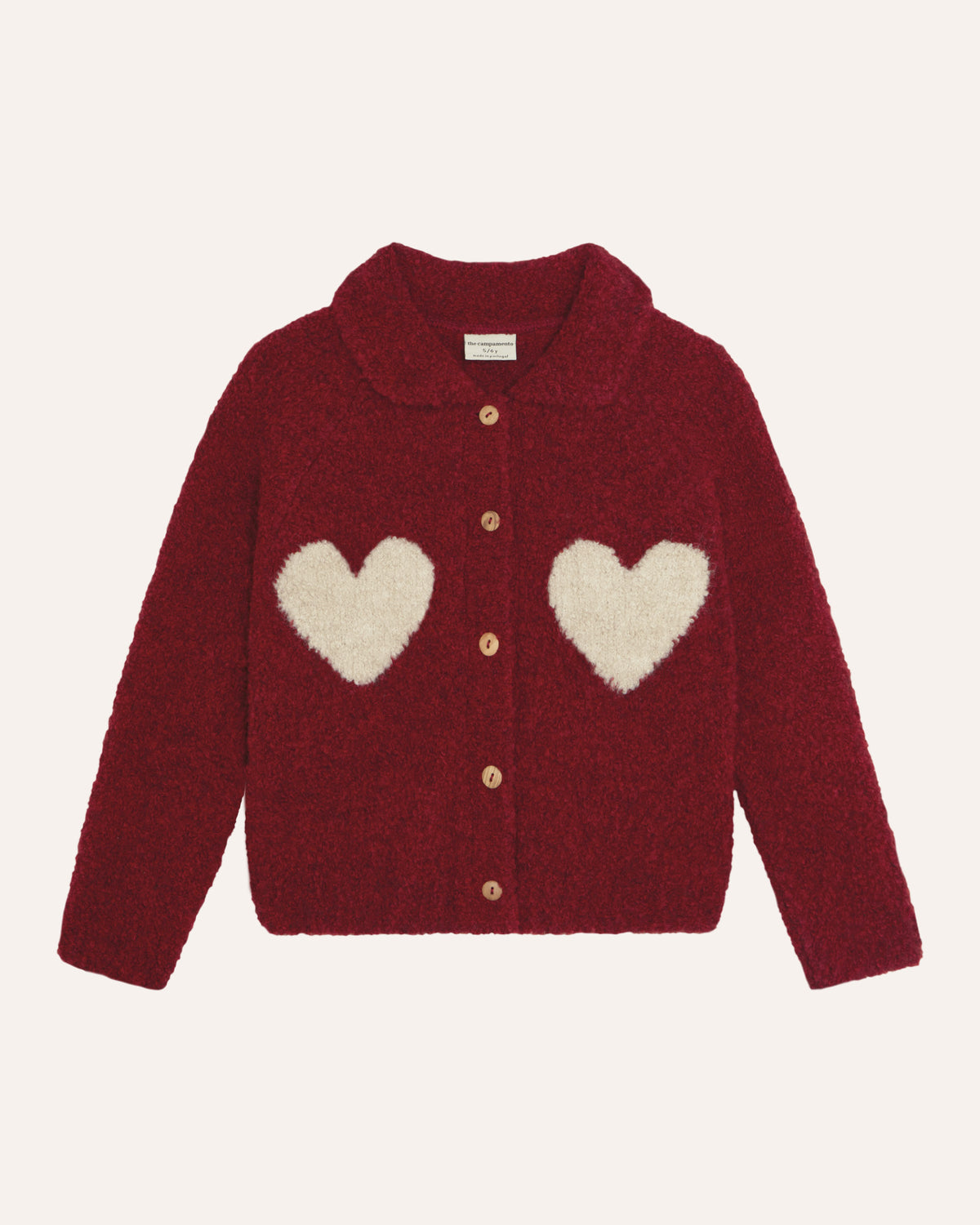 Cardigan Hearts Rojo