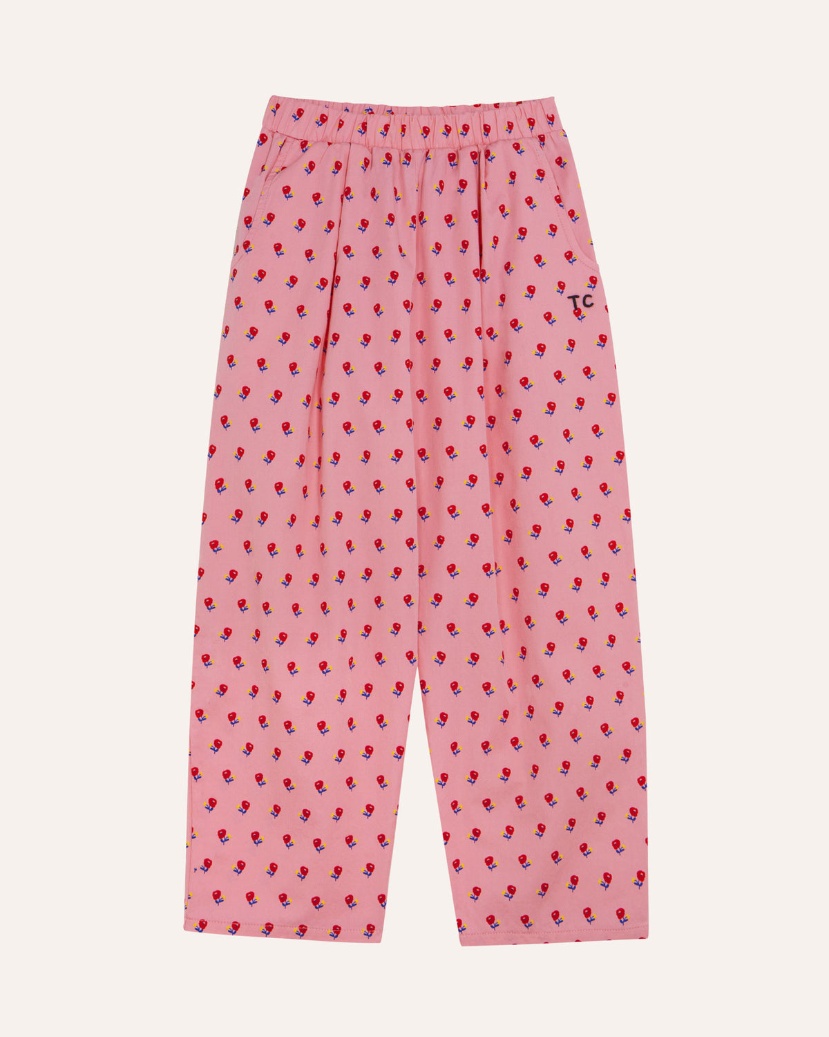 Pantalón Flowers Rosa
