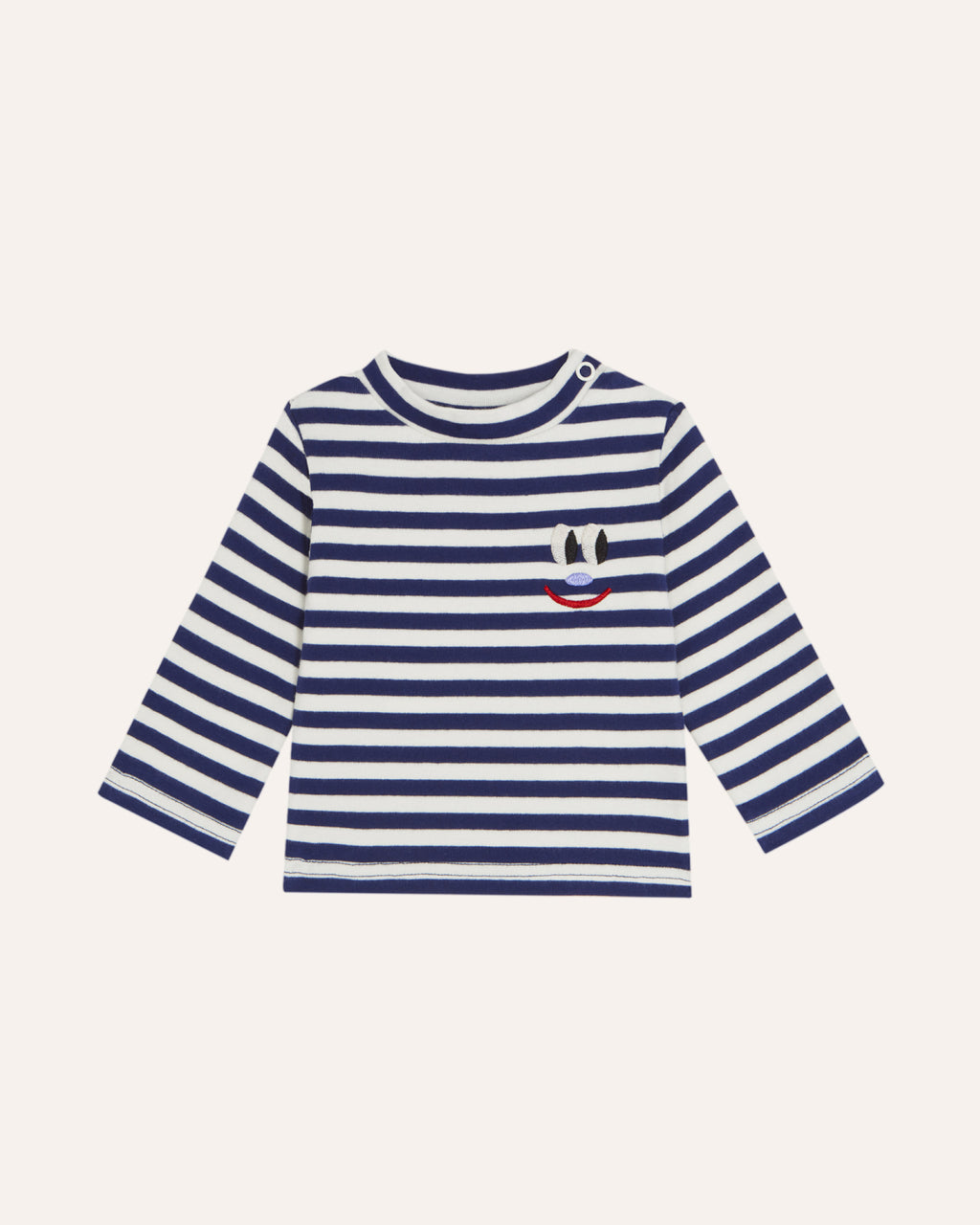 Camiseta Bebé Rayas Azules