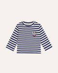 Camiseta Bebé Rayas Azules
