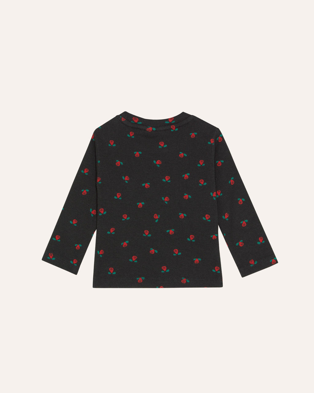 Camiseta Bebé Flowers Gris