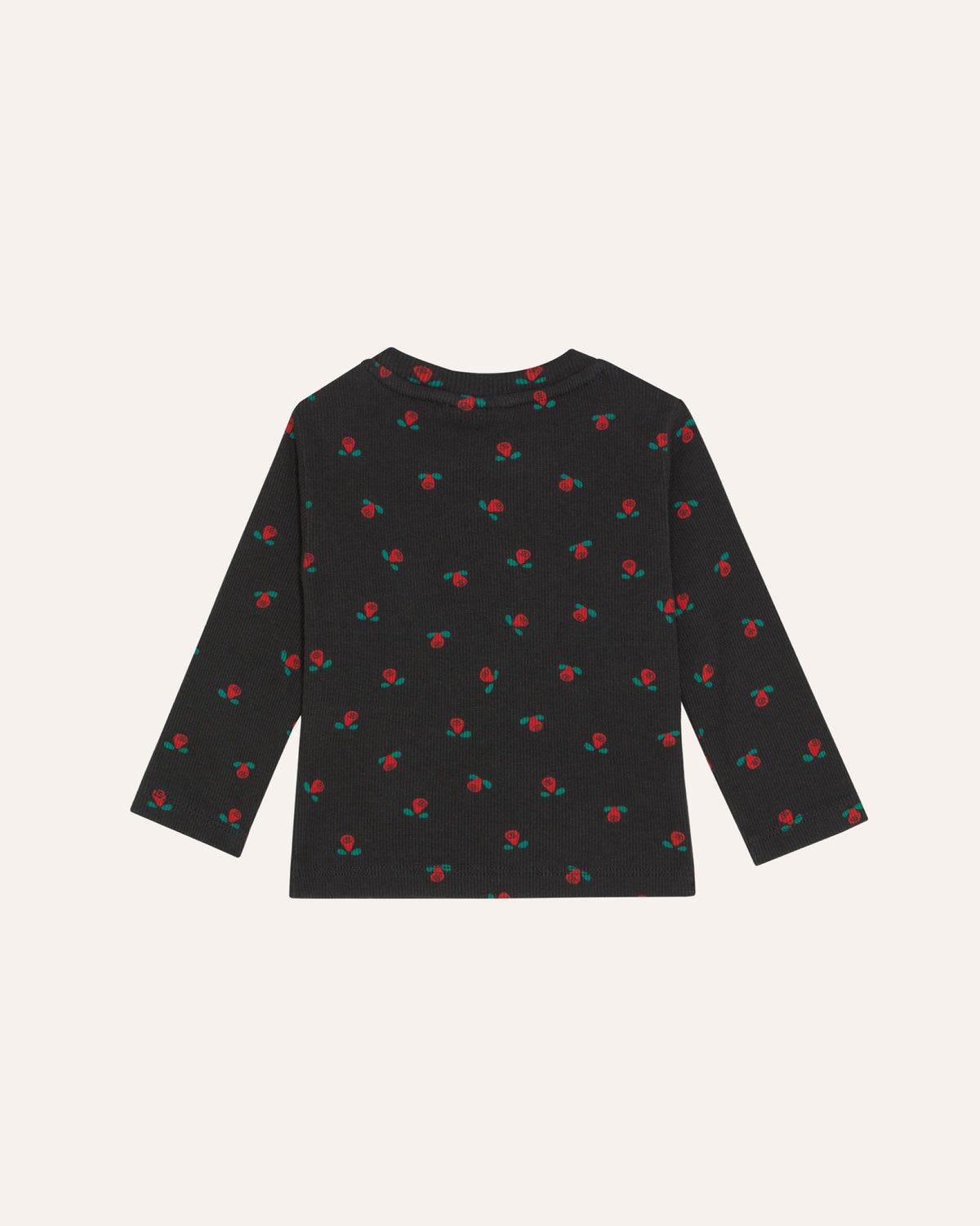 Camiseta Bebé Flowers Gris