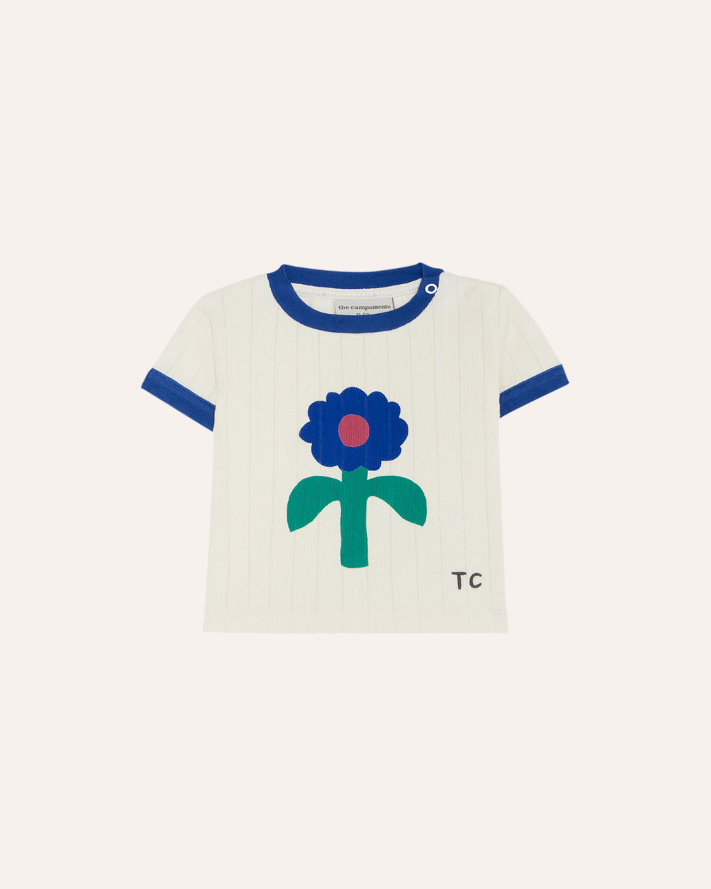 Camiseta Bebé Big Blue Daisy