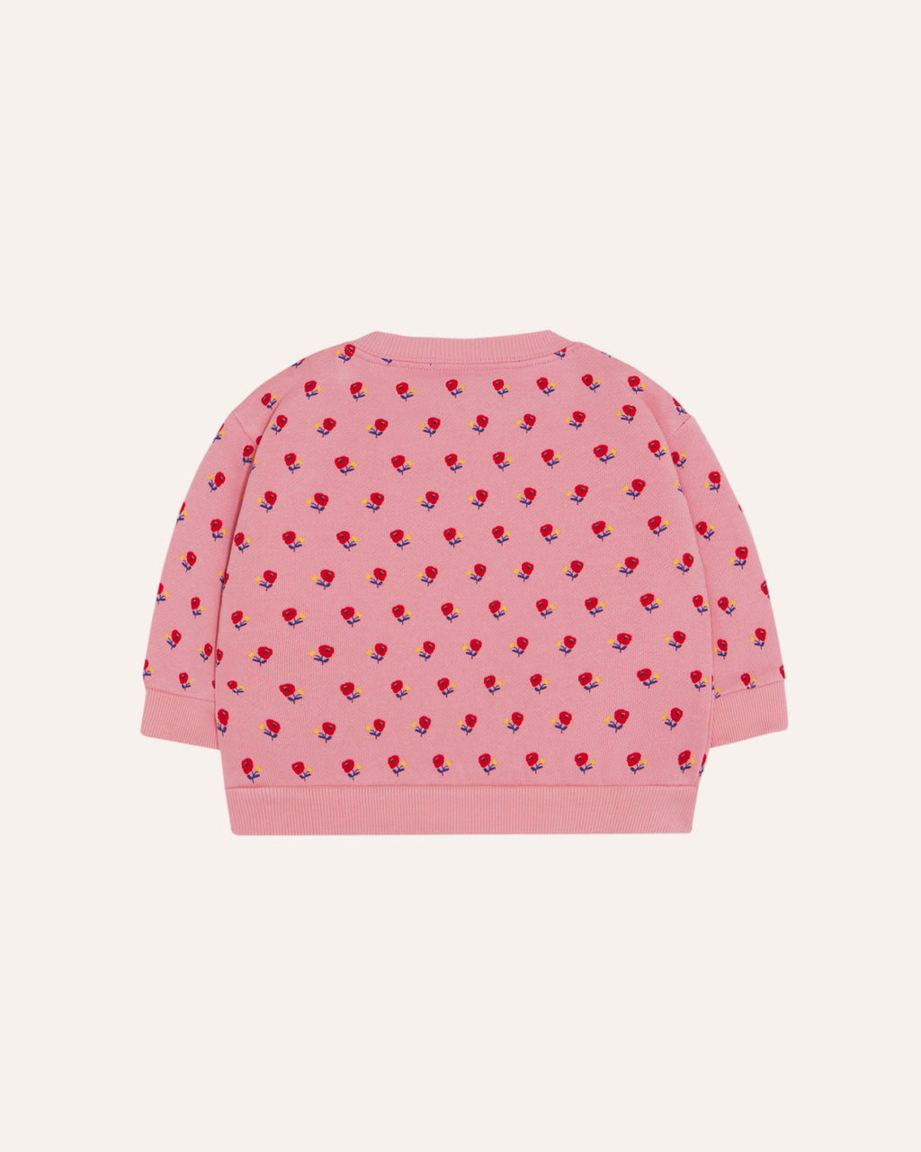 Sudadera Bebé Flowers Rosa