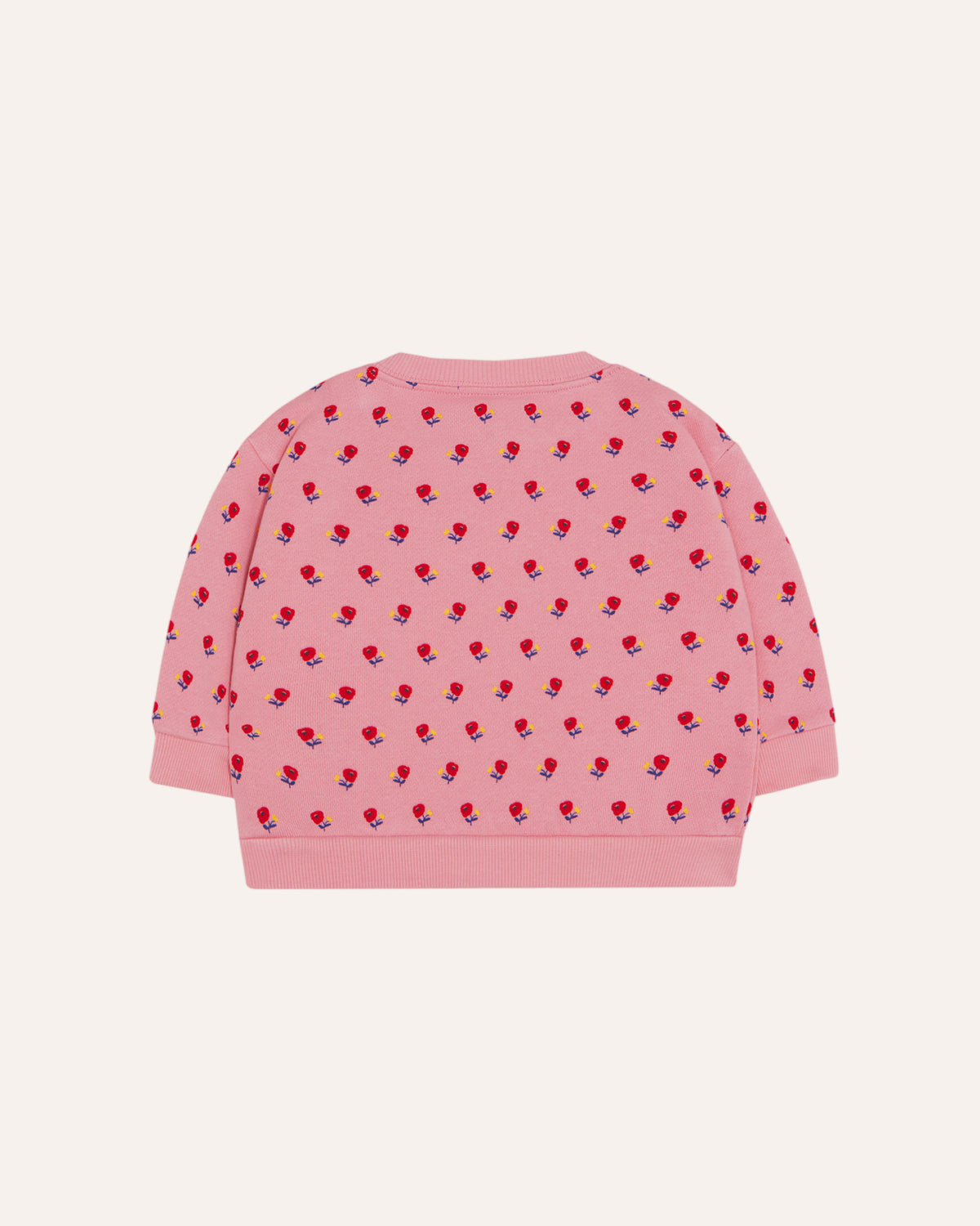 Sudadera Bebé Flowers Rosa