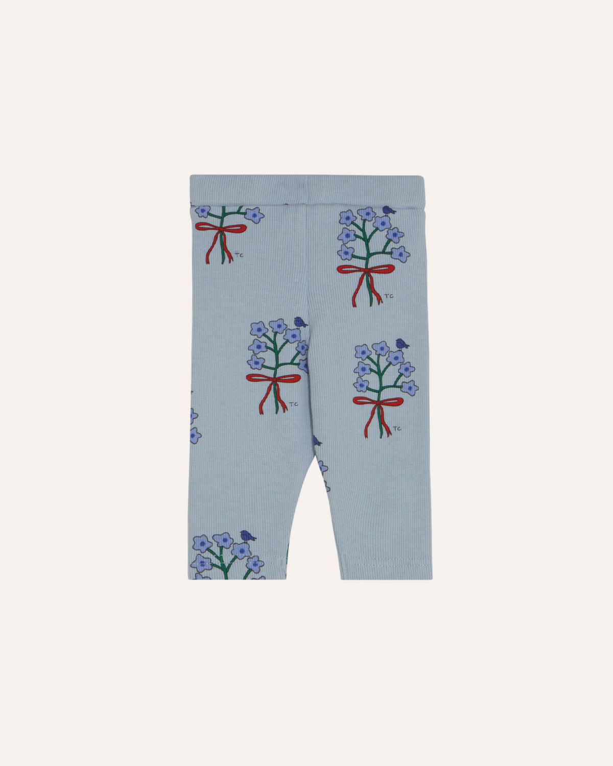 Leggings Bebé Bouquets Azul Claro