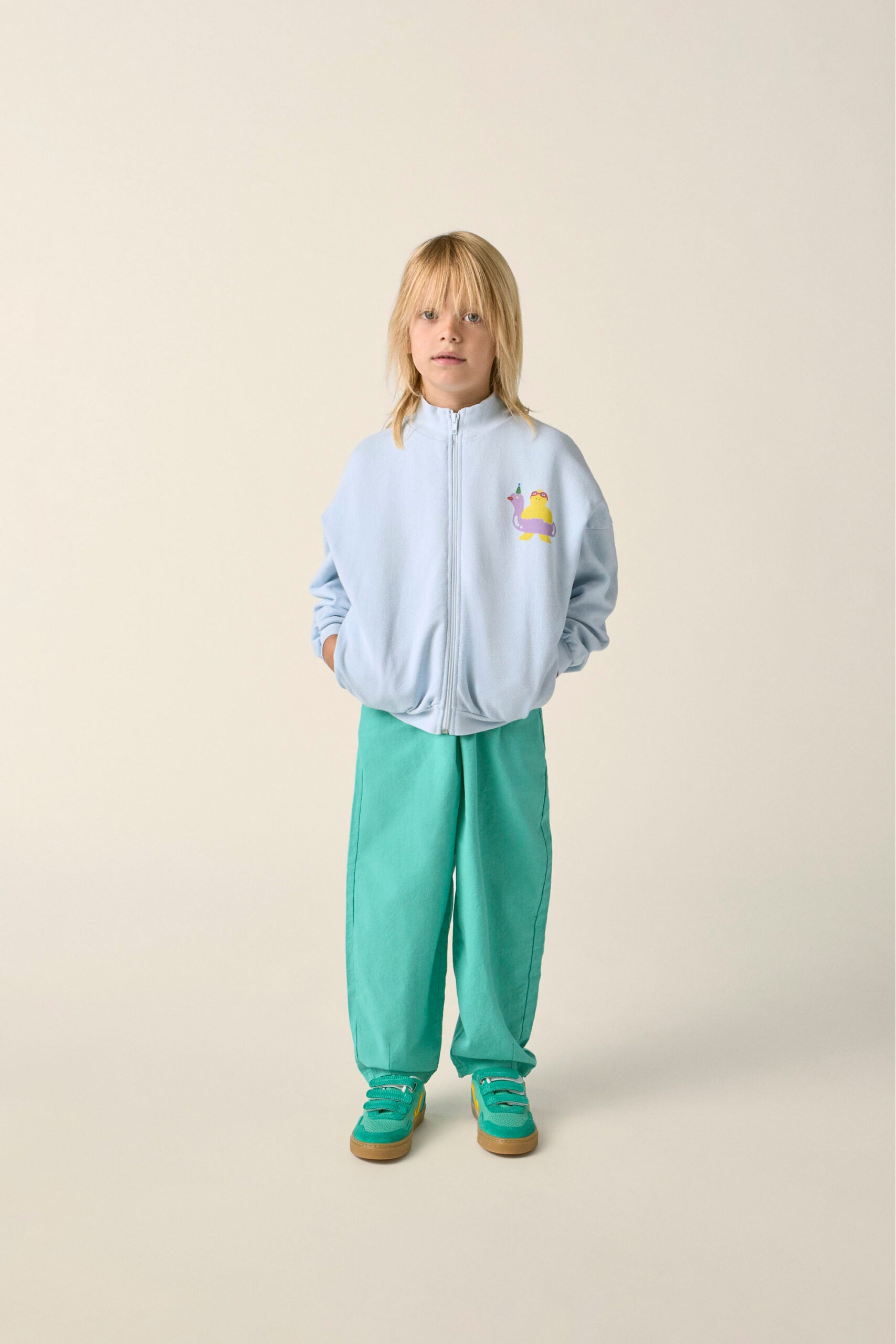Sudadera Cremallera Swimming Duck