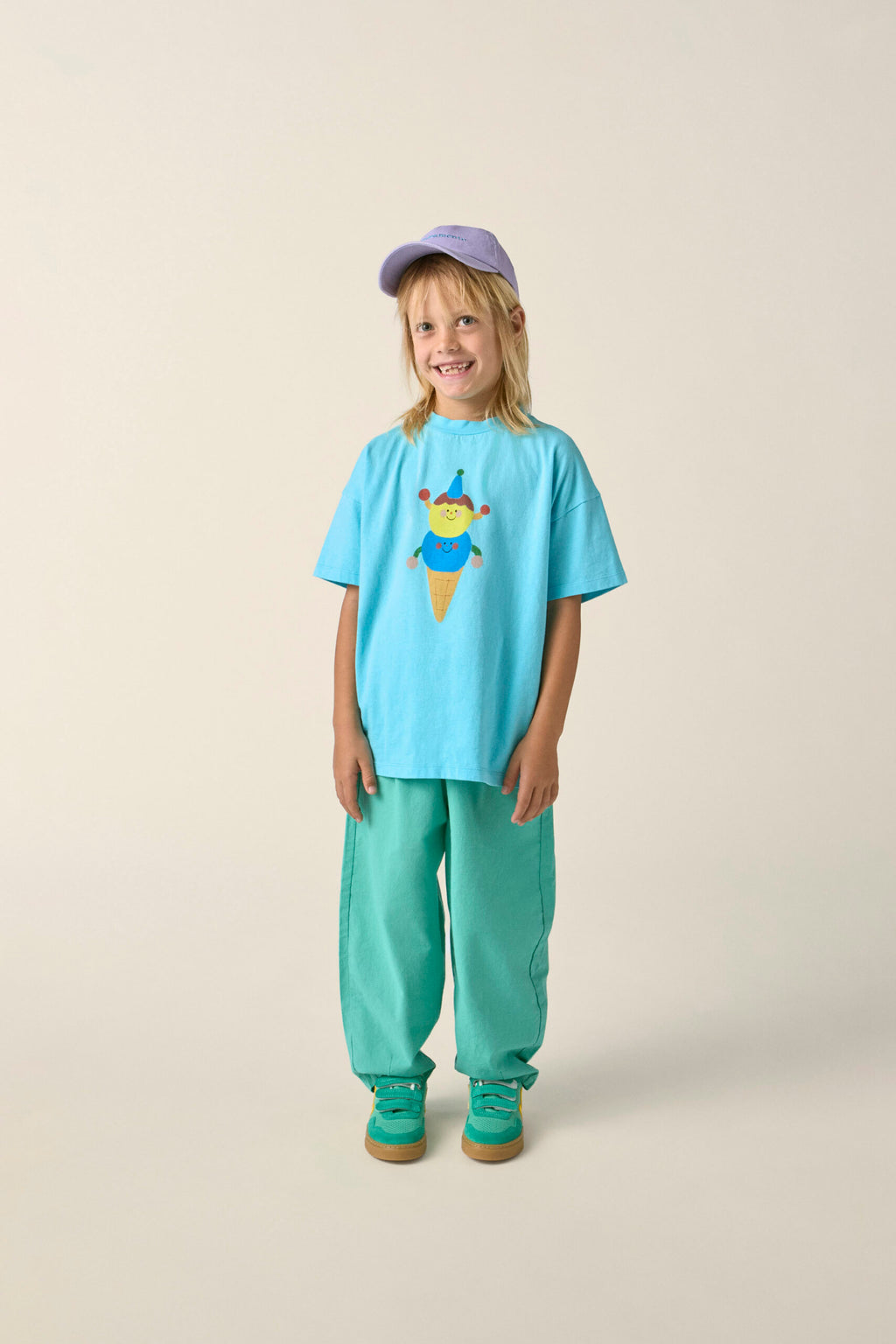 Camiseta Oversize Happy Ice Cream